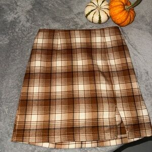 Plaid Skirt